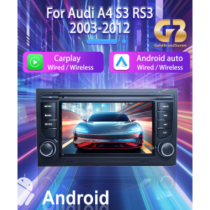 Мултимедия за Audi A4 2Din 7-инчa *Android|Carplay | Bluetooth |GPS навигация | Bluetooth | MP5 плейър + подарък AHD задна камера