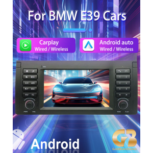 Мултимедия за BMW 5 E39 и BMW X5 E53 2Din 7-инчa *Android|Carplay | Bluetooth |GPS навигация | Bluetooth | MP5 плейър + подарък AHD задна камера