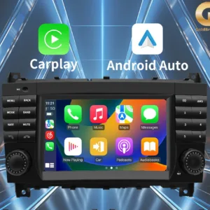 Мултимедия за Мерцедес C-Class W203  2Din 7-инчa *Android|Carplay | Bluetooth |GPS навигация | Bluetooth | MP5 плейър + подарък AHD задна камера